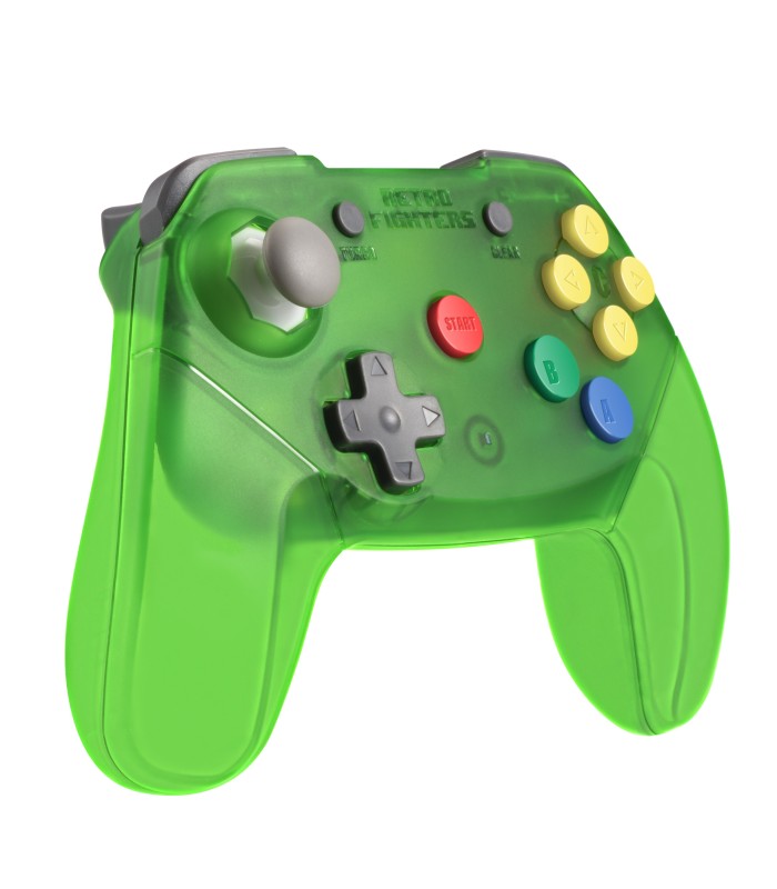 Mando Nintendo 64 Wireless Brawler 64 verde