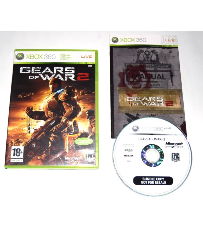 Juego Xbox 360 Gears of War 2 (segunda mano)
