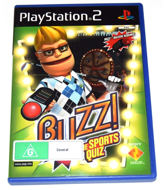 Juego Playstation 2 Buzz! The Sports Quiz