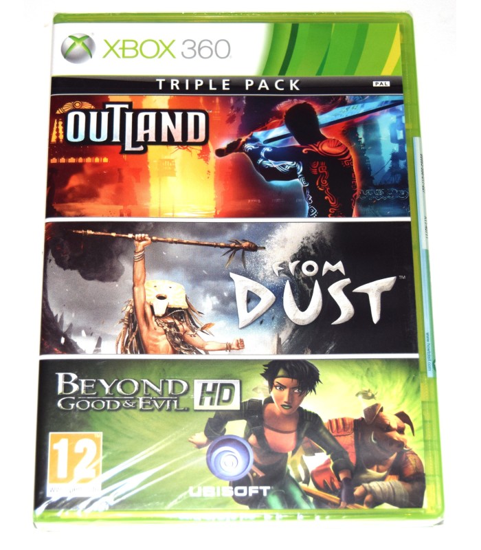 Juego Xbox 360 Beyond Good & Evil + Outland + From Dust  (nuevo)