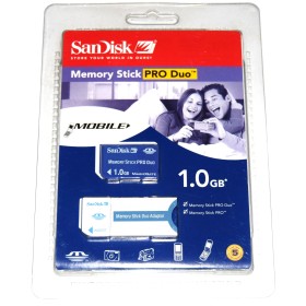 Tarjeta memoria Sony PSP Memory Stick Pro Duo 1Gb.