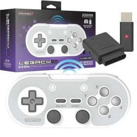 Mando inalámbrico Retrobit Legacy 16 SNES/PC/Switch Gris