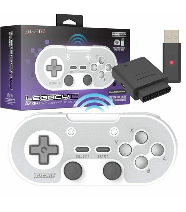 Mando inalámbrico Retrobit Legacy 16 SNES/PC/Switch Gris