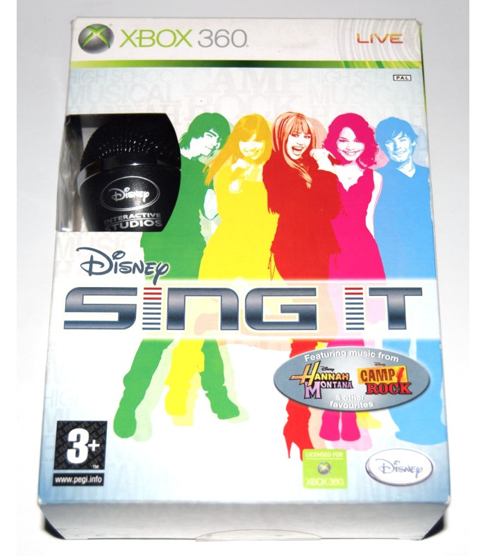 Juego Xbox 360 Disney Sing It + micrófonos  (nuevo)