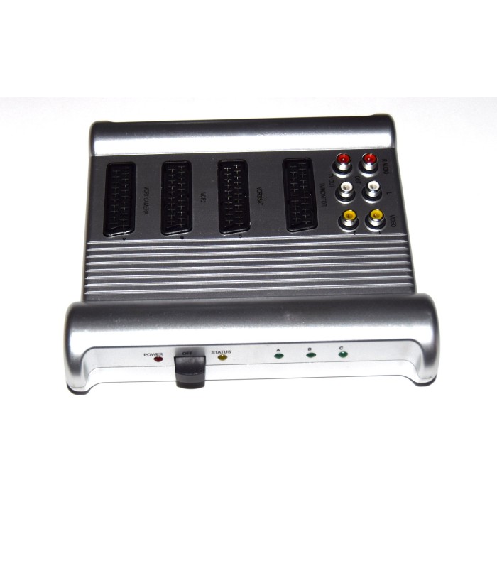 Selector euroconector AV 3 entradas automático Selector euroconector AV 3 entradas automático