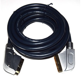 Cable 5m. Premium SCART-SCART macho (Alta Calidad)