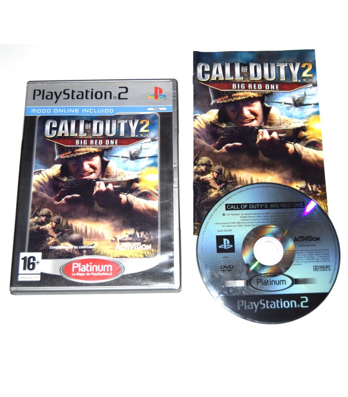 Juego Playstation 2 Call Of Duty 2 Big Red One (segunda mano) Juego Playstation 2 Call Of Duty 2 Big Red One (segunda mano)