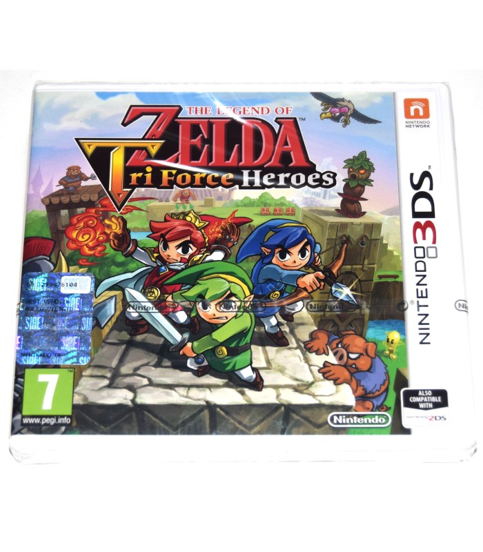 Juego Nintendo 3DS Legend of Zelda: Tri Force Heroes (nuevo)