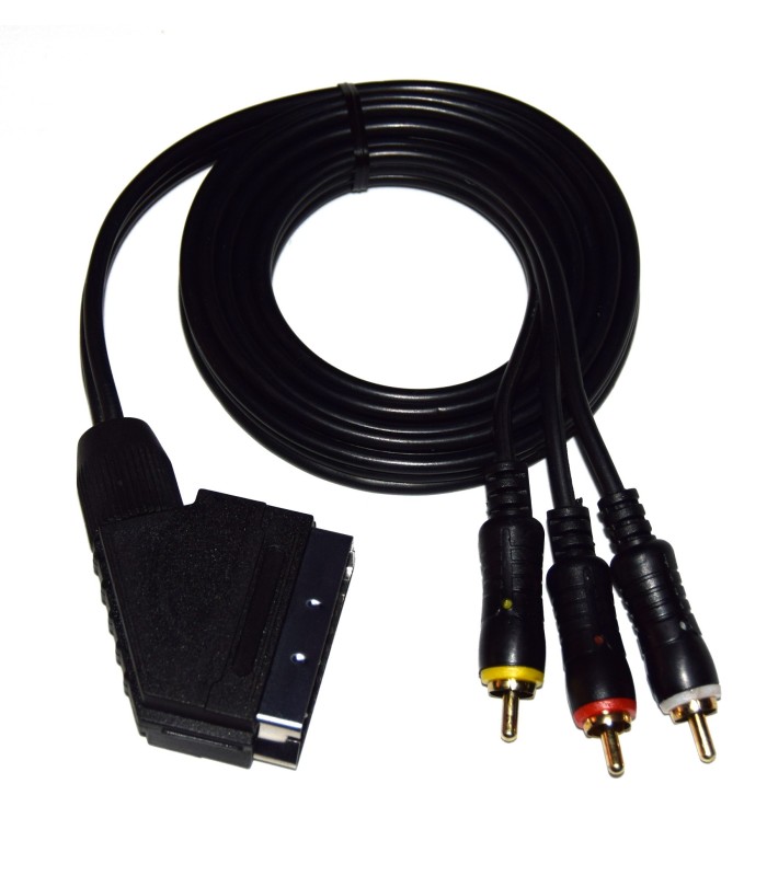 Cable RCA a SCART estéreo premium