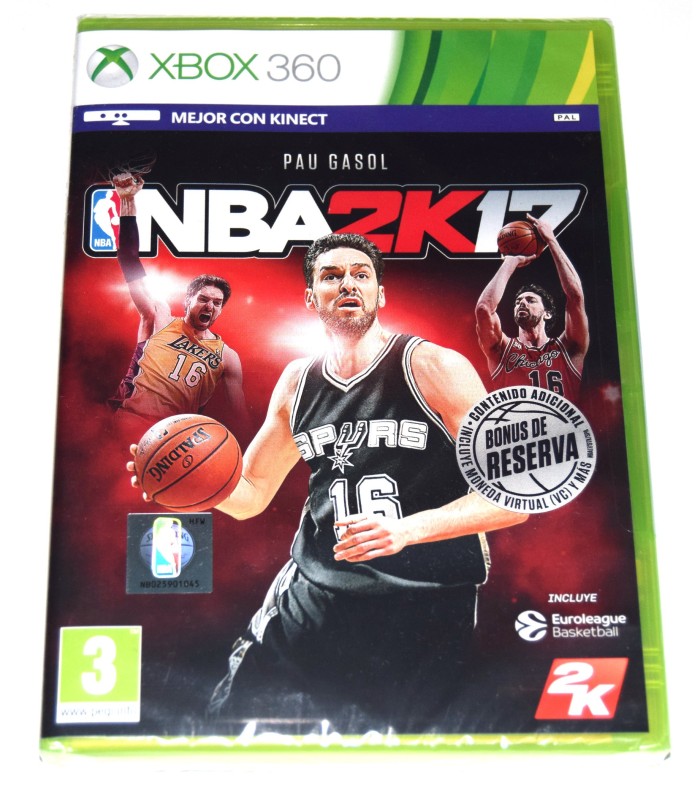 Juego Xbox 360 NBA 2K17 (nuevo)