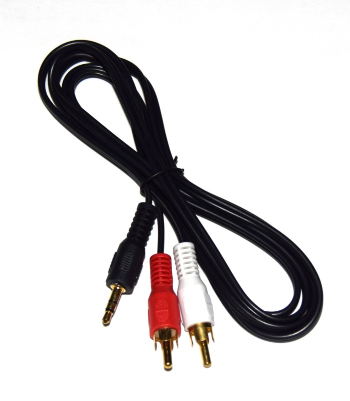 OUTLET Cable Audio estéreo RCA macho a jack de 3.5mm estéreo