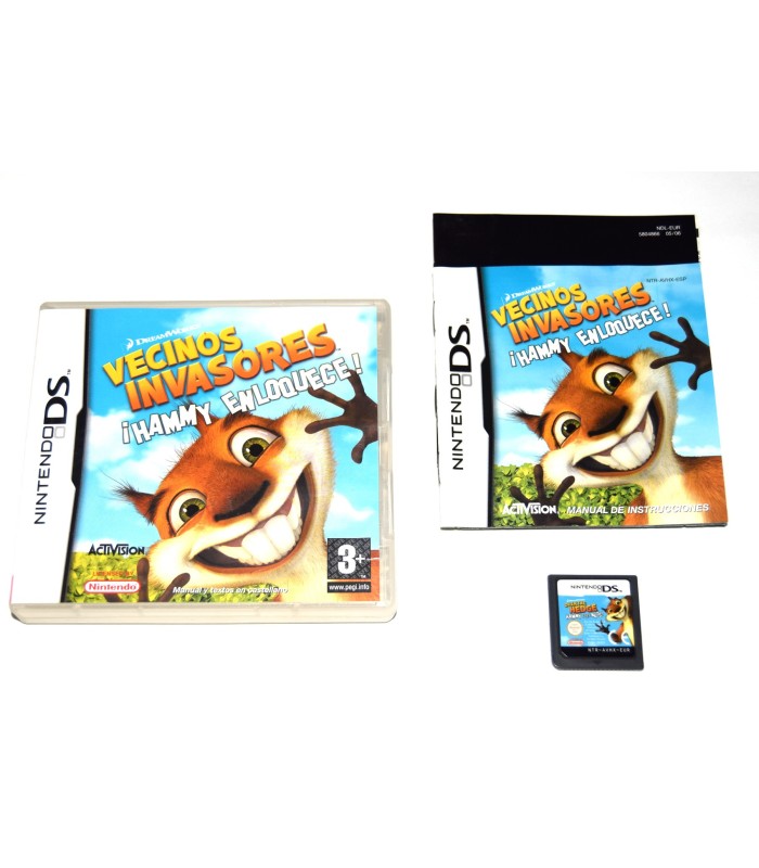 Juego Nintendo DS Vecinos Invasores: Hammy Enloquece (segunda mano) Juego Nintendo DS Vecinos Invasores: Hammy Enloquece (segunda mano)
