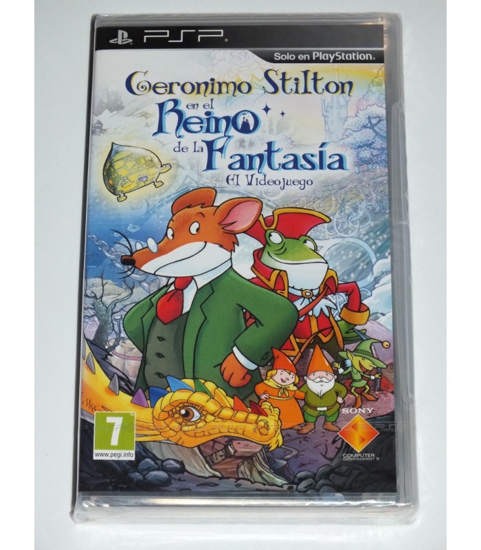 Juego PSP Geronimo Stilton en el Reino de la Fantasia (nuevo)