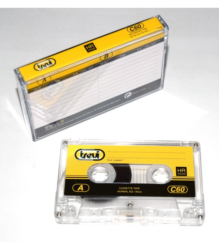 Pack 4 cintas de Cassette Trevi C60