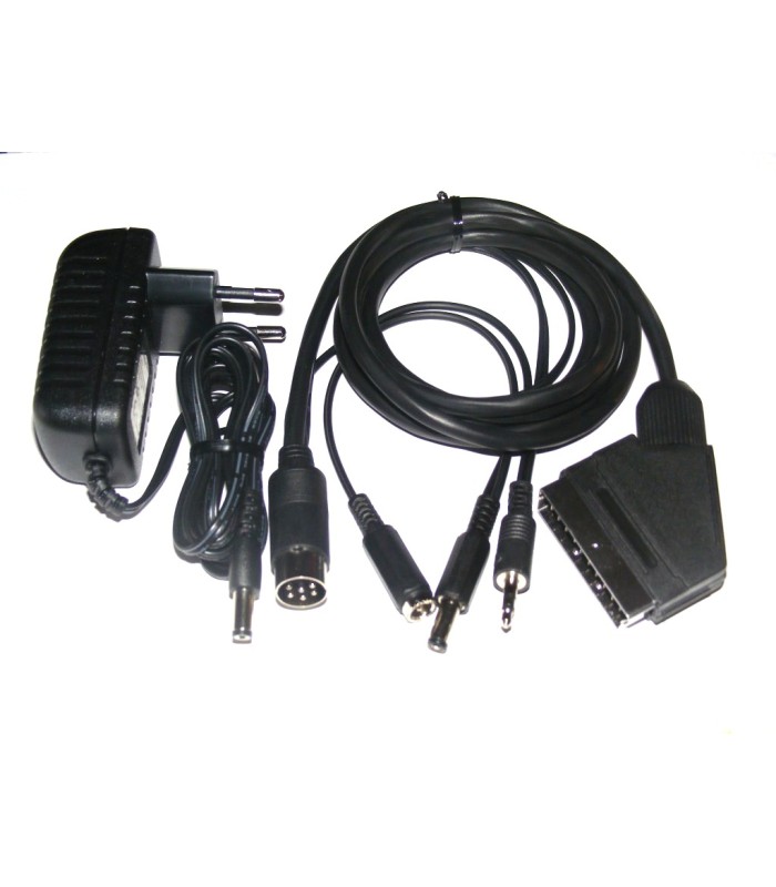 Pack cable RGB-SCART + fuente de alimentación para Amstrad CPC 464/472