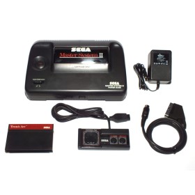Pack Sega Master System II mod RGB + 50/60hz + cable + fuente + mando + juego