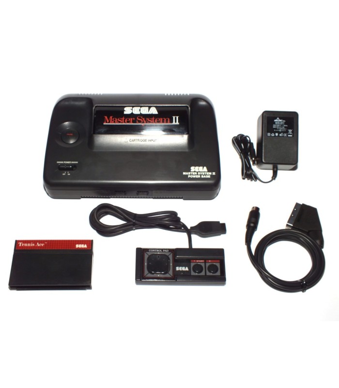 Pack Sega Master System II mod RGB + 50/60hz + cable + fuente + mando + juego
