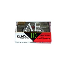 Cinta de Cassette vírgen TDK AE10 10min