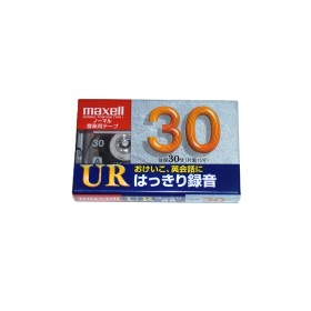 Cinta de Cassette vírgen Maxell UR30 30min