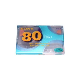 Cinta de Cassette vírgen Sony CDixI 80min