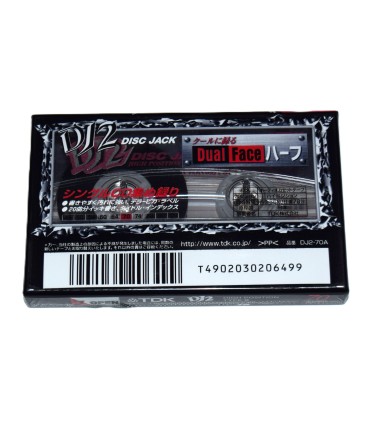 Cinta de Cassette vírgen TDK Disc Jack DJ2 70min