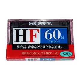 Cinta de Cassette vírgen Sony HF60 60min