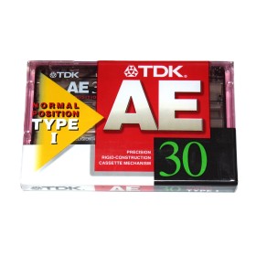 Cinta de Cassette vírgen TDK AE30 30min
