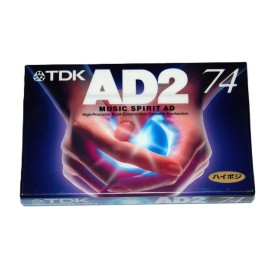 Cinta de Cassette vírgen TDK AD2 74min
