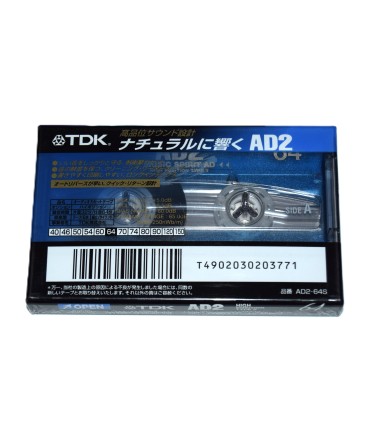 Cinta de Cassette vírgen TDK AD2 64min