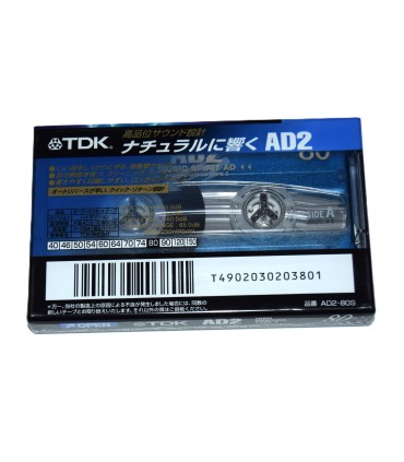 Cinta de Cassette vírgen TDK AD2 80min