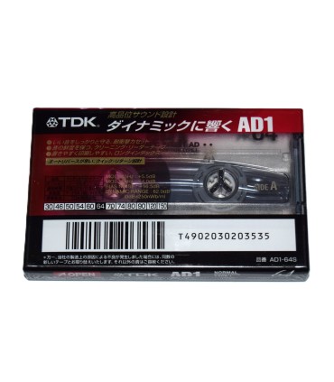 Cinta de Cassette vírgen TDK AD1 64min