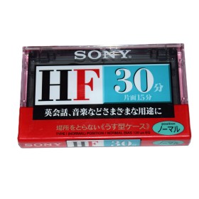 Cinta de Cassette vírgen Sony HF30 30min