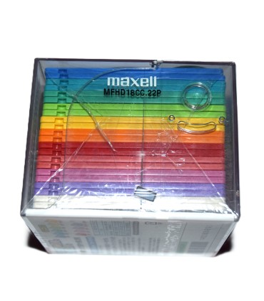Caja disquetes 3 1/2 2HD Maxell Color Club