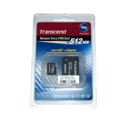 Adaptador tarjeta micro SD a Memorystick Pro Duo + micro SD 512Mb