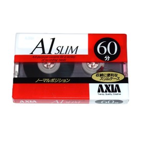 Cinta de Cassette vírgen Axia A1 Slim 60min