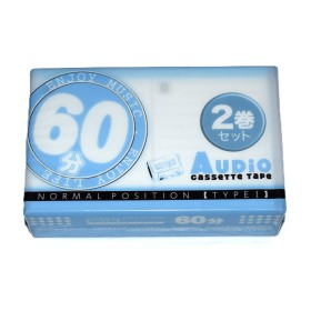 Pack 2 Cinta de Cassette vírgen Komoda 60min