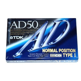 Cinta de Cassette vírgen TDK AD50 50min