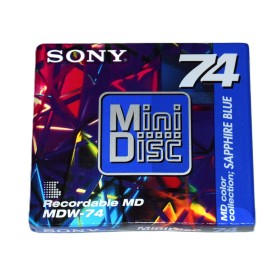 Minidisc 74 minutos Sony Shaphire Blue