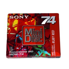 Minidisc 74 minutos Sony Ruby Red