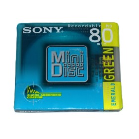 Minidisc 80 minutos Sony Emerald green