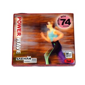 Minidisc 74 minutos Saehan Power Wave red