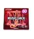 Minidisc 80 minutos TDK Music Jack Red