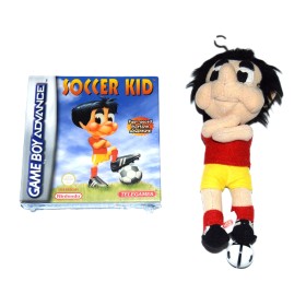 Juego GameBoy Advance Soccer Kid + peluche (nuevo)