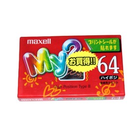 Cinta de Cassette vírgen Maxell My 2 64min