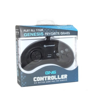 Mando compatible Megadrive 6 botones (Alta Calidad) Hyperkin