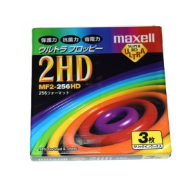 Caja 3 disquetes 3 1/2 2HD Maxell