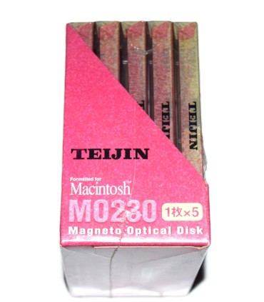 Pack 5 Discos MO Teijin 230Mb Macintosh