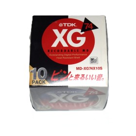 Pack 10 Minidisc 74 minutos TDK XG