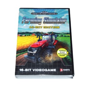 Juego Megadrive Farming Simulator edición limitada cartucho verde