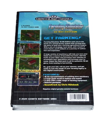 Juego Megadrive Farming Simulator edición limitada cartucho verde